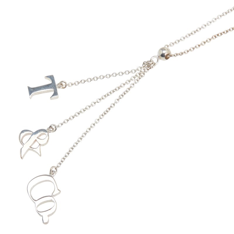 ティファニー T&Co. ロゴ ネックレス SV925 シルバー レディース TIFFANY&Co. 【中古】