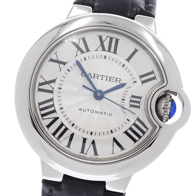☆美品 カルティエ バロンブルー 33mm WSBB0030 ボーイズ 【中古】