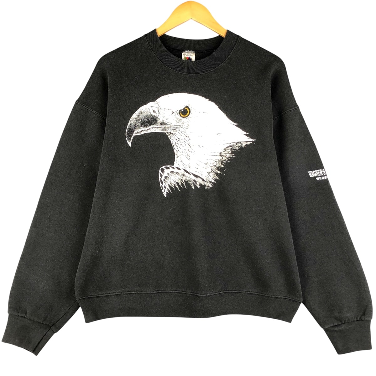 古着 90年代 フルーツオブザルーム FRUIT OF THE LOOM 鷲柄 イーグル柄 アニマル スウェットシャツ トレーナー USA製 メンズXL相当 ヴィンテージ/eaa596711