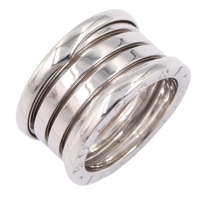 ブルガリ BVLGARI B-zero1 ビーゼロワン リング 4バンド リング・指輪 ジュエリー K18WG(ホワイトゴールド) レディース シルバー系 【中古】