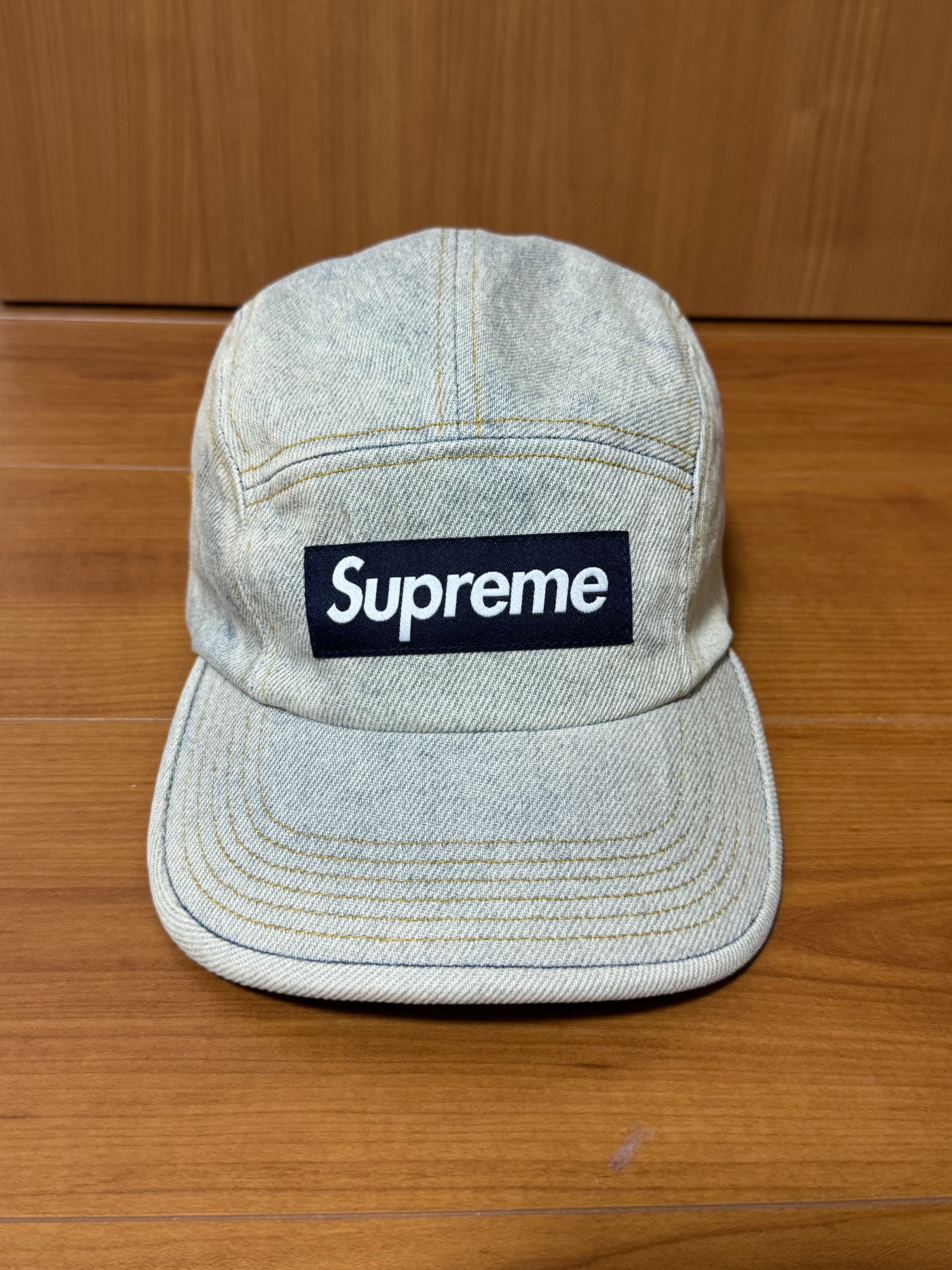 Supreme Denim Camp Cap "Dirty Indigo" (23SS)