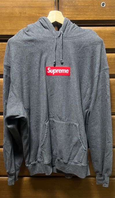 Supreme Box Logo Hooded Sweatshirt "Charcoal" (21FW)