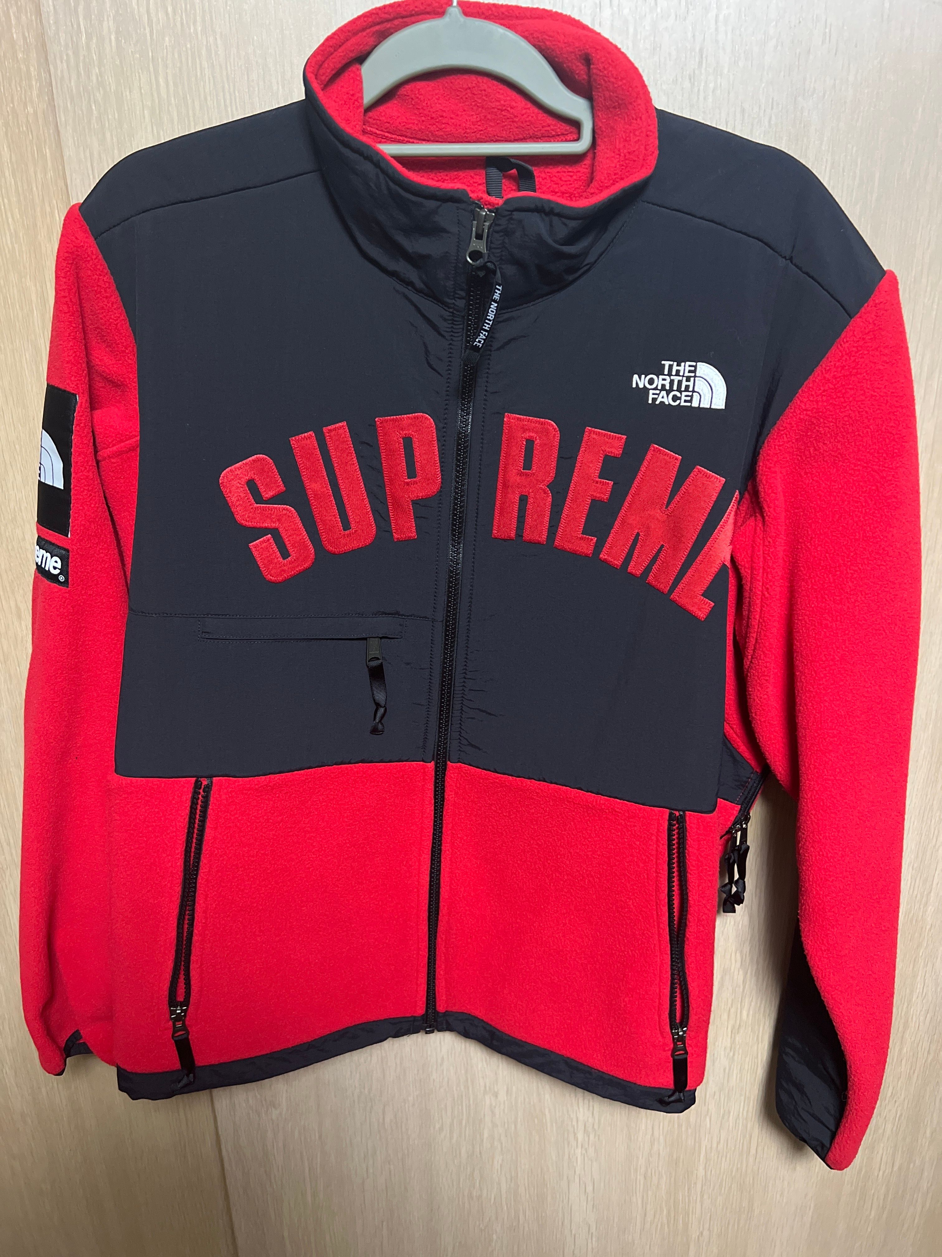 Supreme x The North Face Arc Logo Denali Fleece Jacket "Red"