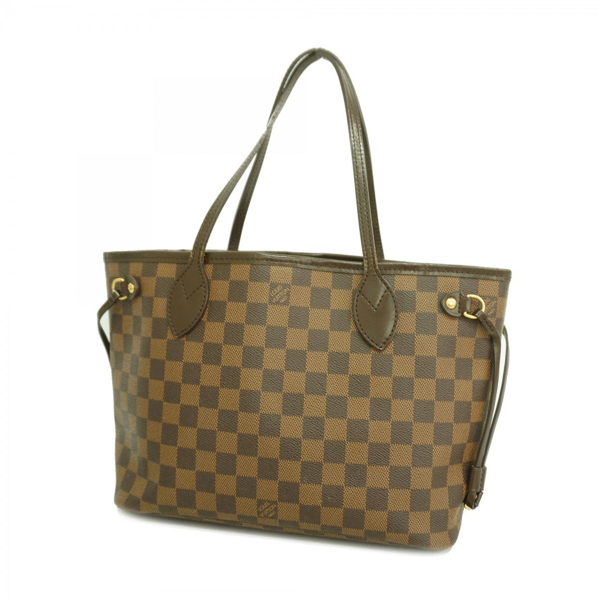 【6dd4465-h】ルイヴィトン トートバッグ ダミエ ネヴァーフルPM N51109 エベヌ【中古】レディース