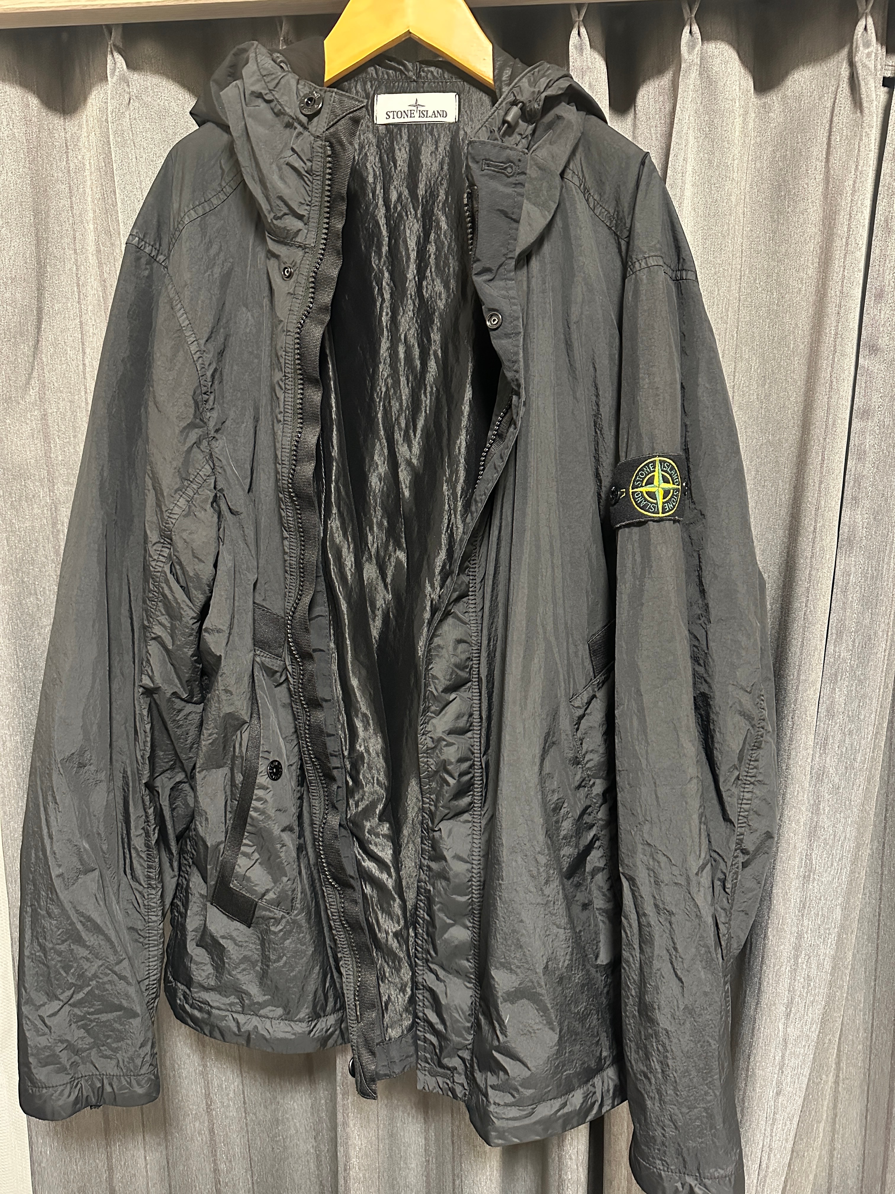 Stone Island 4100092 Crinkle Reps R-NY "Black"