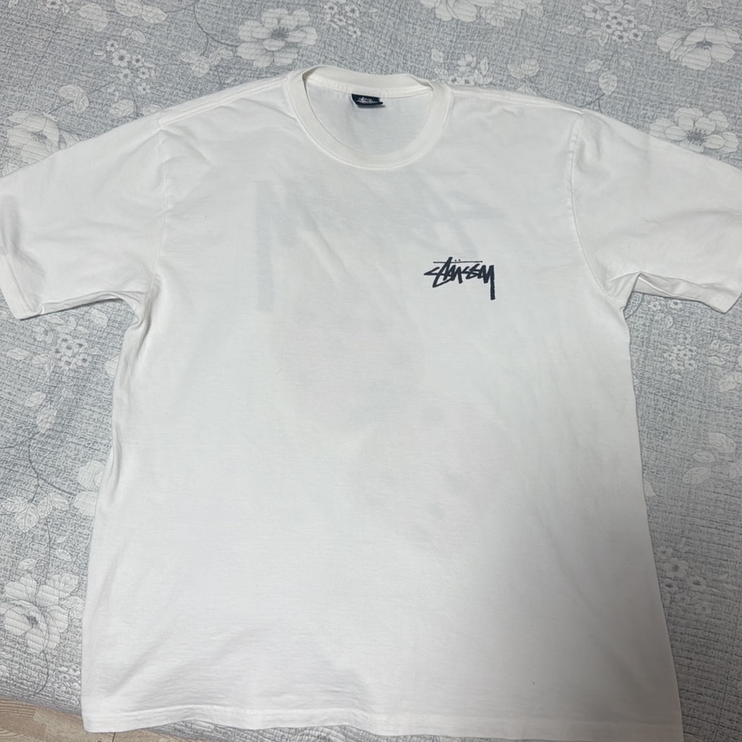Stussy Fuzzy Dice Tee "White"