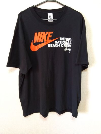 Nike x Stussy International Beach Crew T-Shirt "Black"