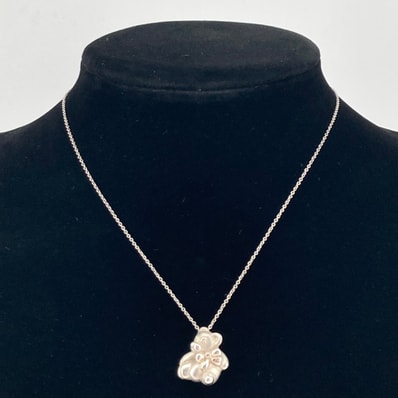 TIFFANY&Co.(ティファニー) テディベア モチーフ Ag925 ネックレス 5.72g シルバー