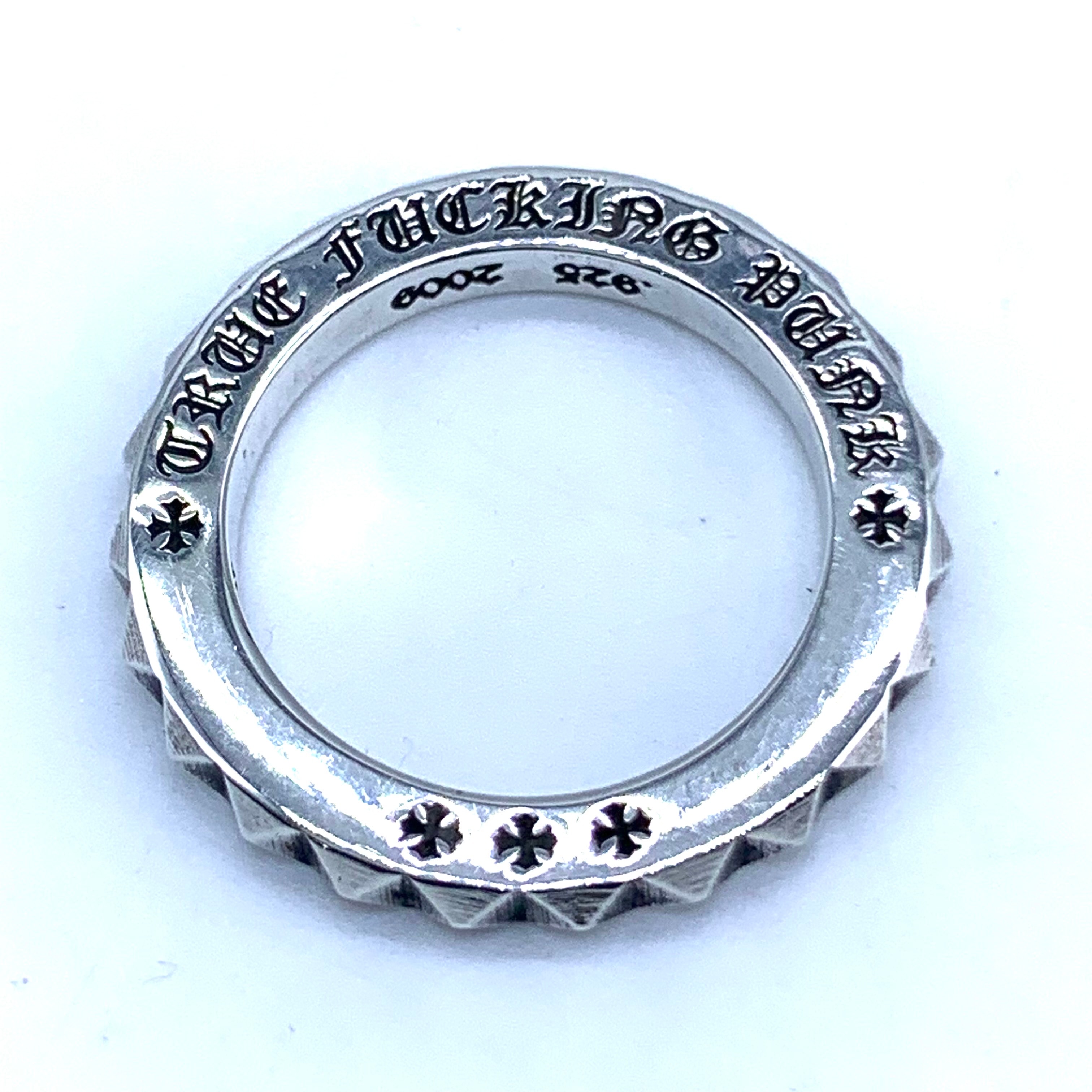 Chrome Hearts True Fucking Punk Ring / Big Punk "Silver"