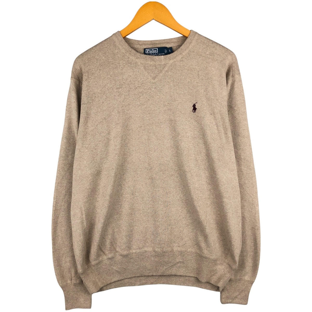 古着 ラルフローレン Ralph Lauren POLO by Ralph Lauren コットンニットセーター メンズL相当/eaa604778