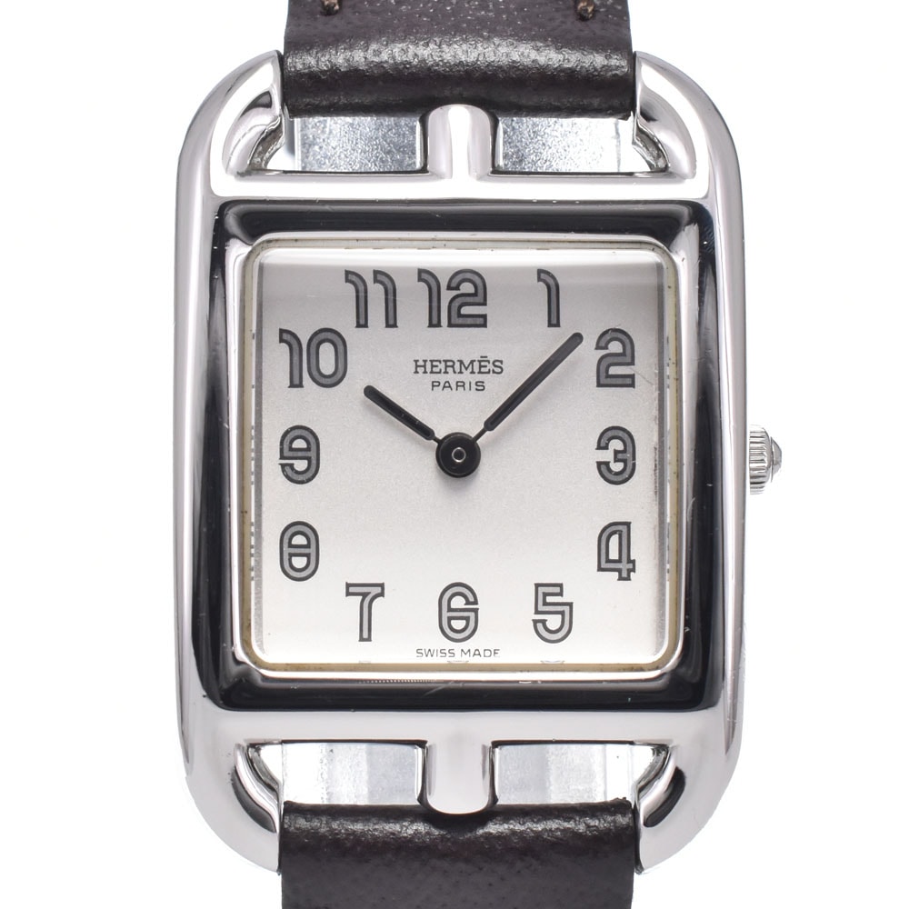 エルメス HERMES CC1.210 ケープコッド シルバー クォーツ レディース 良品 腕時計 Q#149176