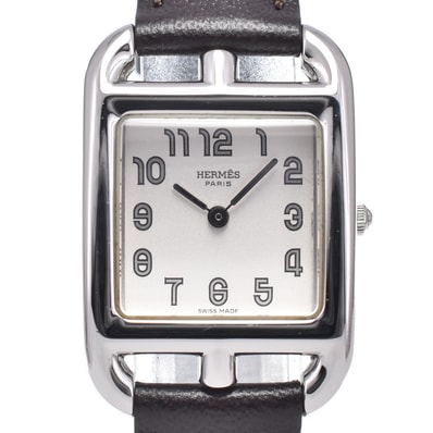 エルメス HERMES CC1.210 ケープコッド シルバー クォーツ レディース 良品 腕時計 Q#149176