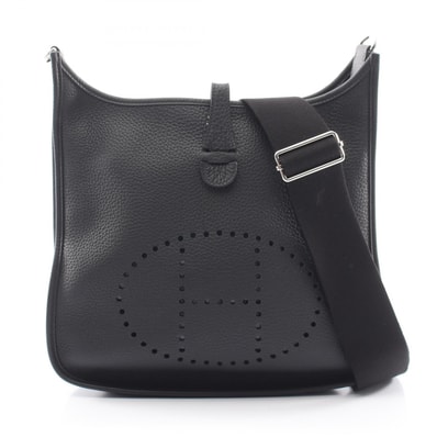 エルメス HERMES エヴリン 3 トロワ PM ショルダーバッグ バッグ レザー トリヨンクレマンス トリヨンクレマンス W刻印(2024年製造) レディース ブラック系 【中古】