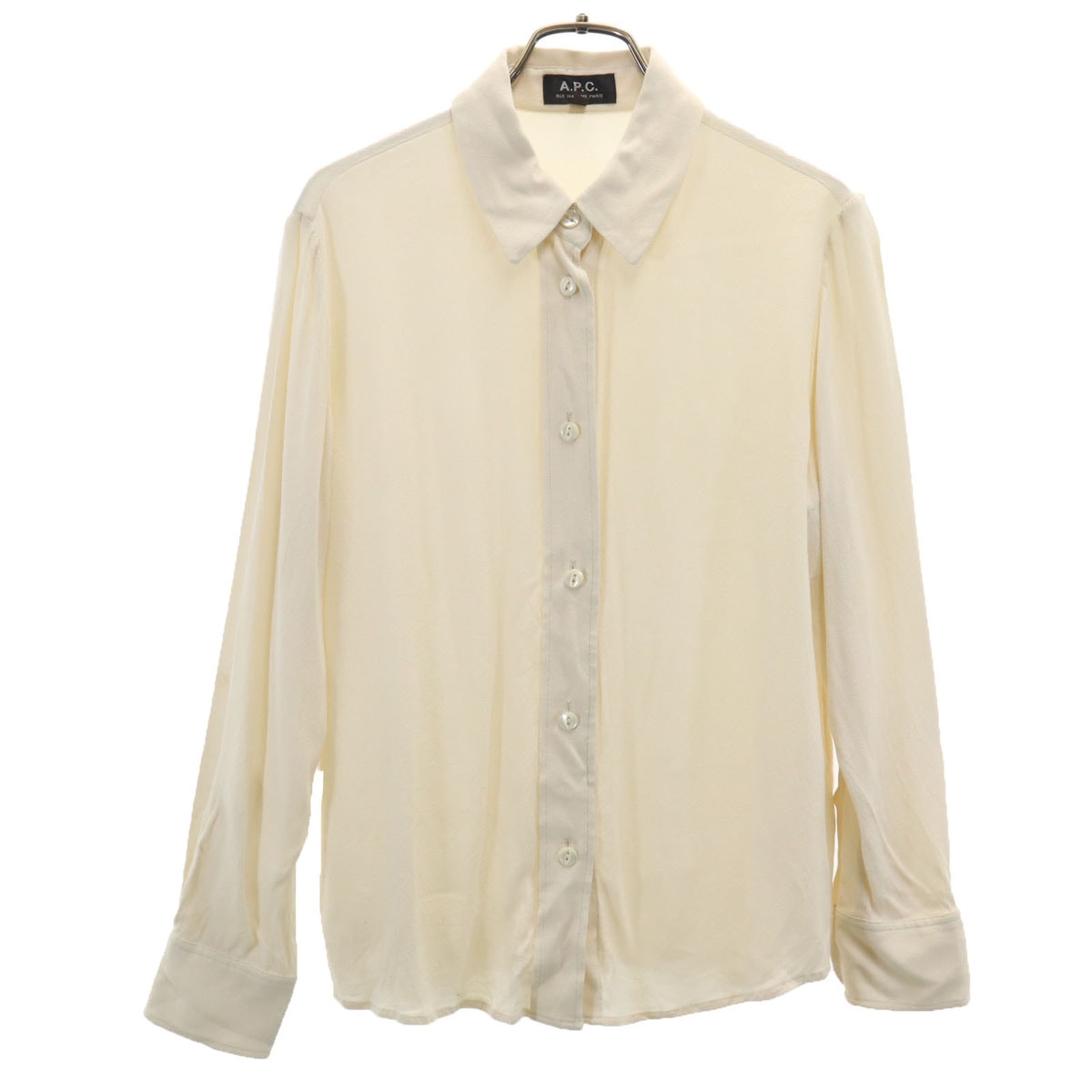 A.P.C. アーペーセー 長袖 シャツ XS クリームベージュ系