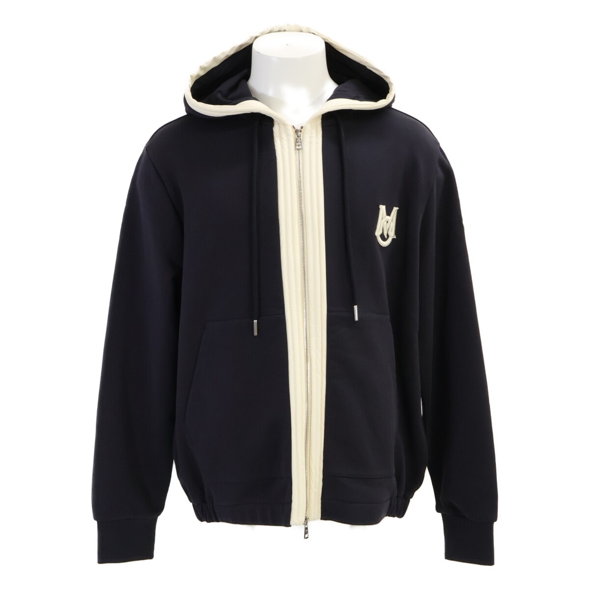 モンクレール 【新品同様/25年製】L10918G00019 ZIP UP CARDIGAN ジップアップ パーカー L