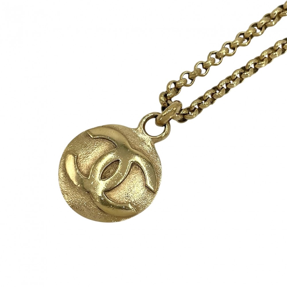 CHANEL シャネル ネックレス ココマーク ロングネックレス アクセサリー ヴィンテージ GP 2 9 レディース 約110.6g 1989年【中古品】