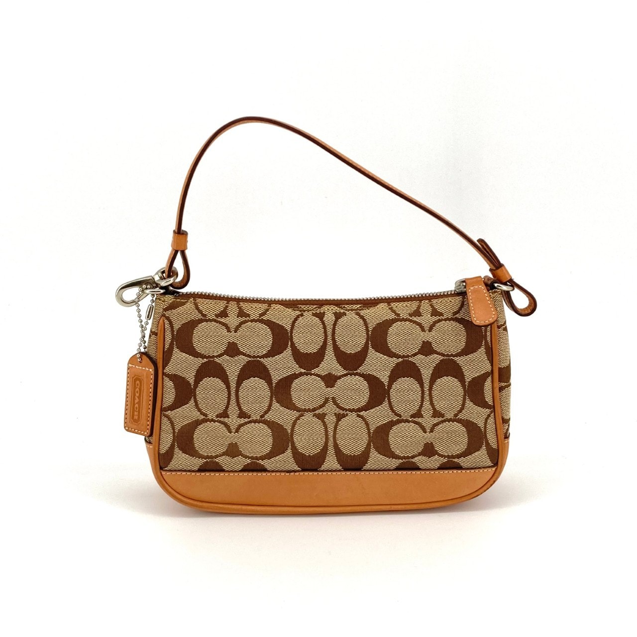 B (目立った傷や汚れなし)】COACH（コーチ） シグネチャー柄キャンバス