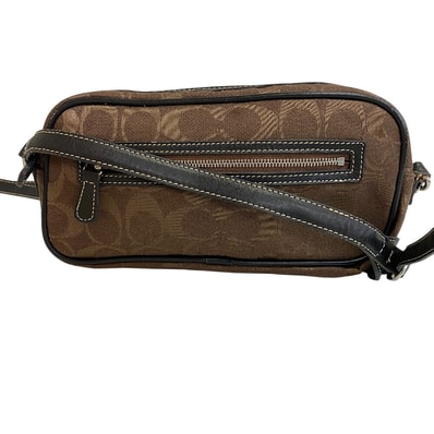 コーチ COACH ショルダーバッグ シグネチャー ポシェット カメラ 6616 ブラウン