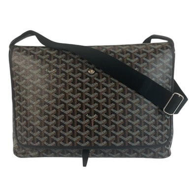 新品未使用 GOYARD ゴヤール カペシアンMM ブラック 黒 PVC ショルダーバッグ メッセンジャーバッグ 602681 【中古】