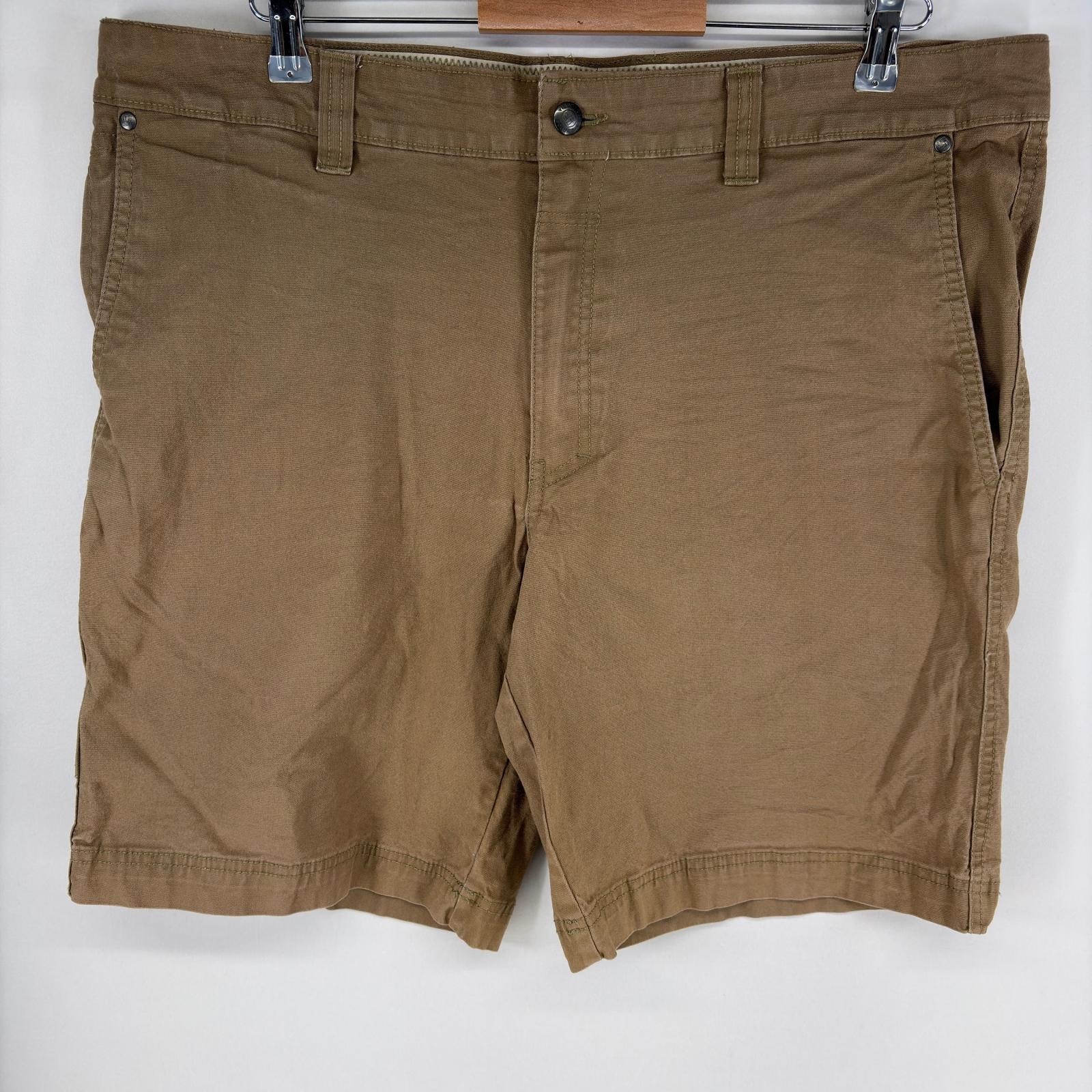 古着 コロンビア Columbia パンツ ワンポイントロゴ ジップフライ ツールポケット アウトドア w38 L10  ブラウン系 メンズ