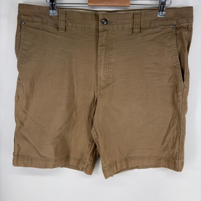 古着 コロンビア Columbia パンツ ワンポイントロゴ ジップフライ ツールポケット アウトドア w38 L10 ブラウン系 メンズ