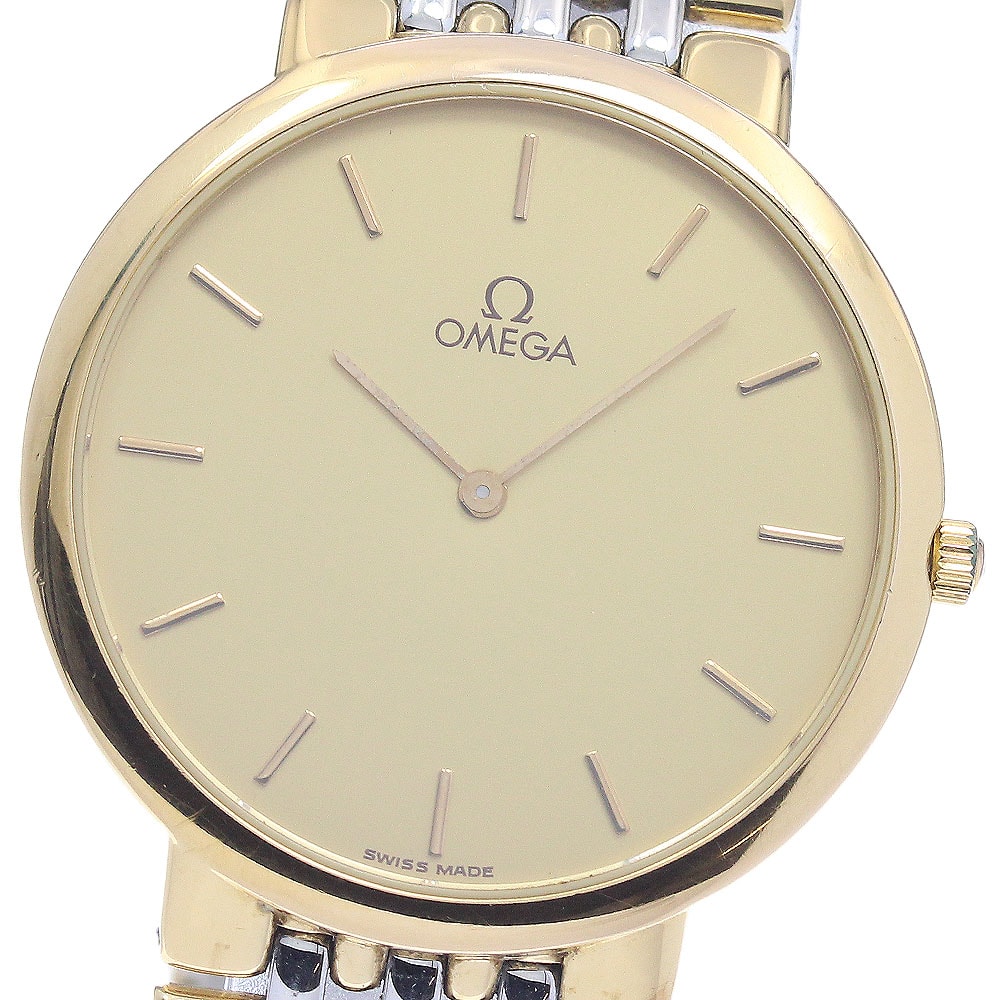 オメガ OMEGA デビル ラウンド クォーツ メンズ _950459