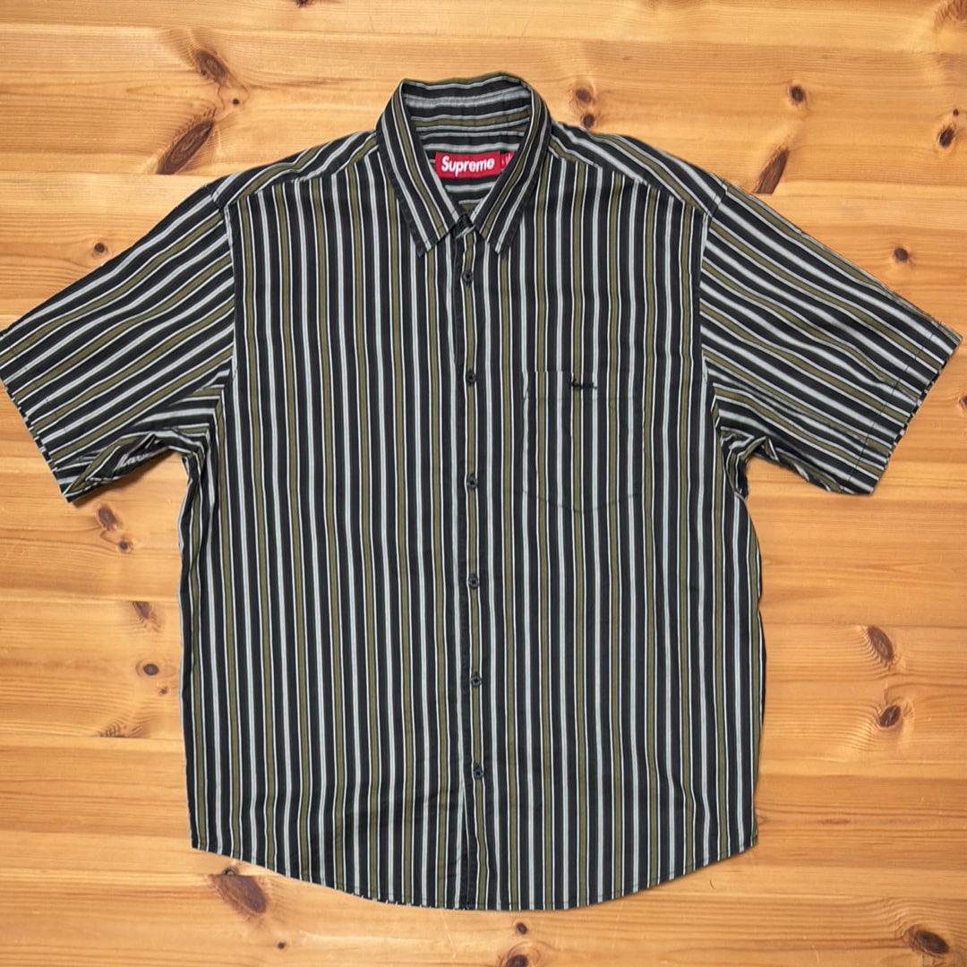 Supreme Loose Fit Multi Stripe S/S Shirt 