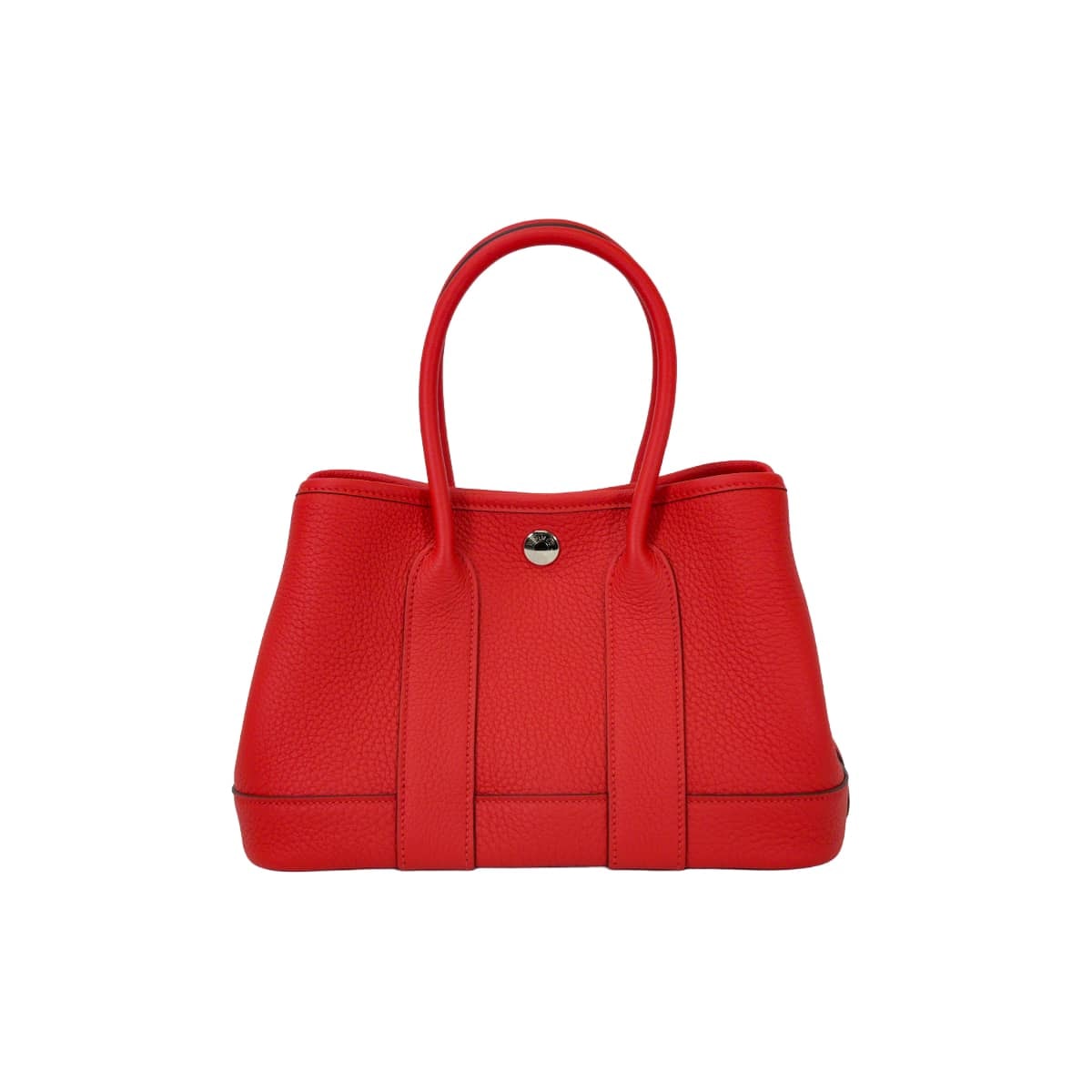HERMES エルメス ハンドバッグ ネオ ガーデンパーティ 23 ルージュドゥクー トゴ シルバー金具 G刻印 新品