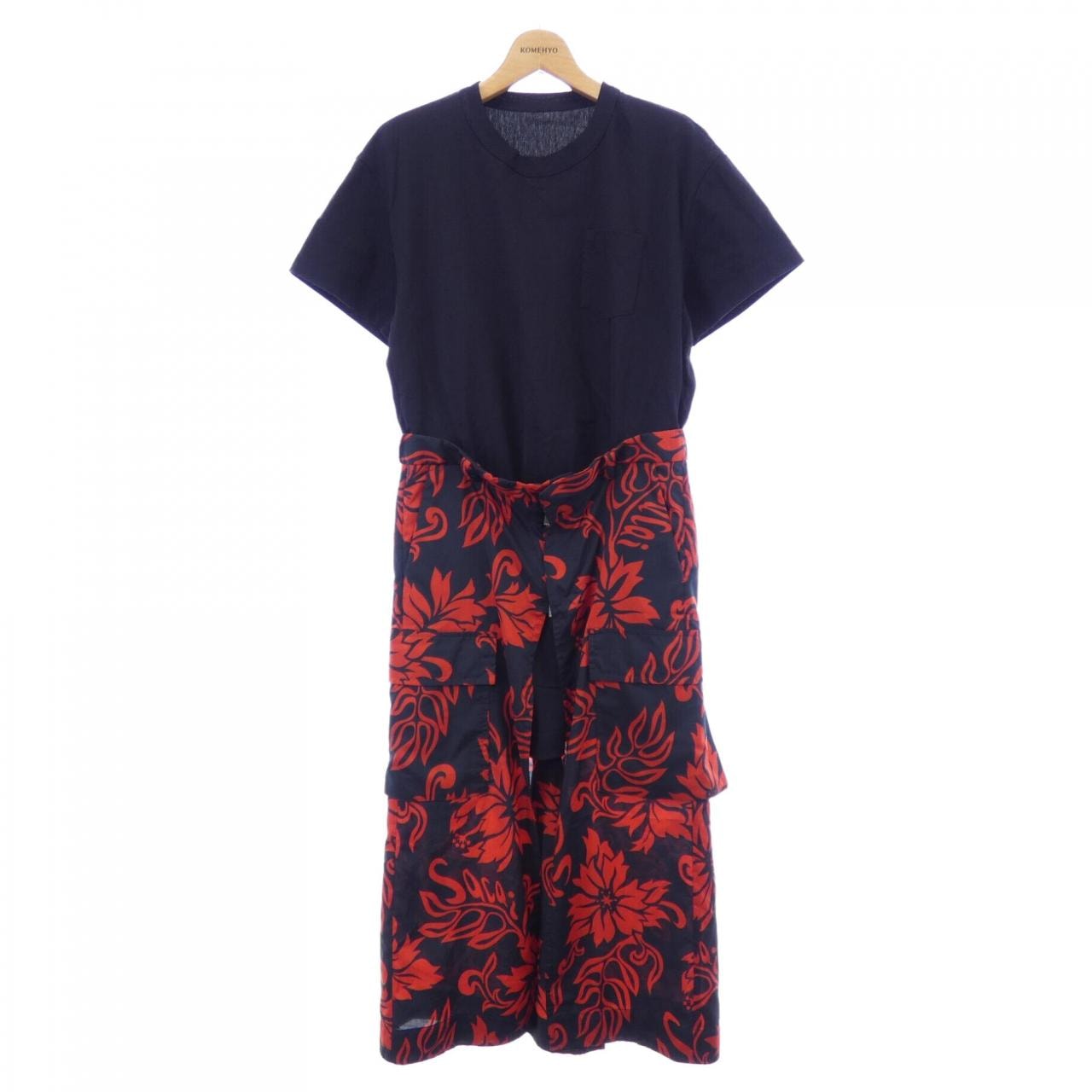C (やや傷や汚れあり)】サカイ SACAI FLORAL PRINT COTTON JERSEY