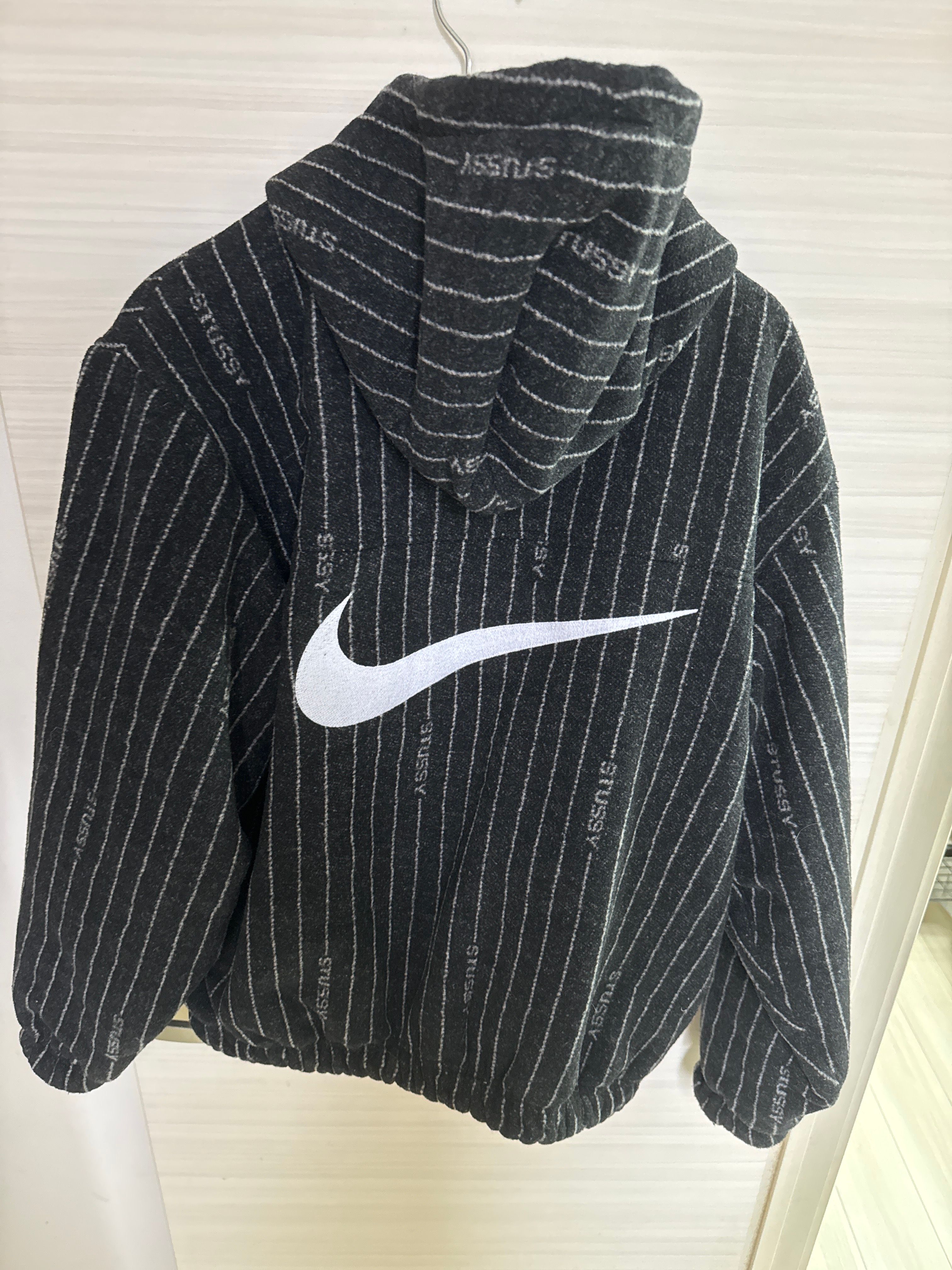 nike stussy ナイキ x ステューシー ストライプ ウール ジャケット