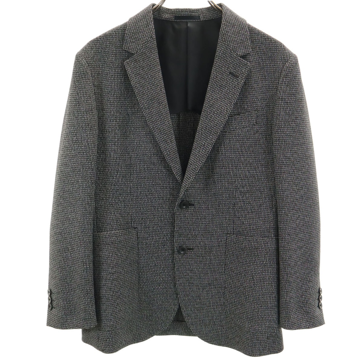 REGAL リーガル 総柄 テーラードジャケット A3 ブラック