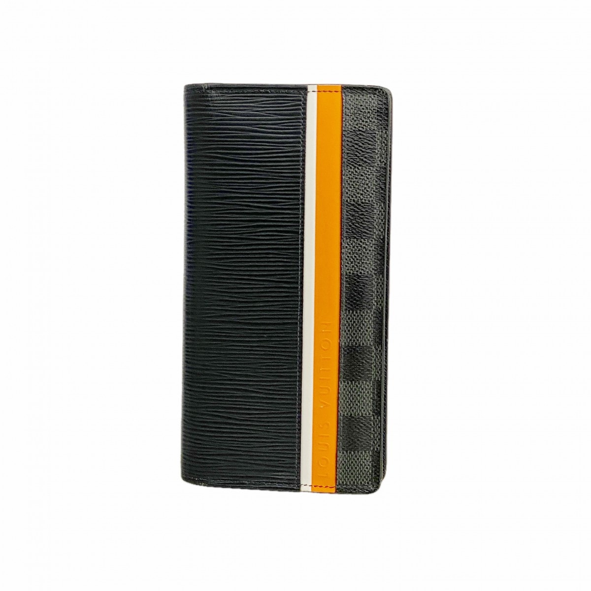 ★SALE【6fd5257-k】ルイヴィトン 長財布 エピ ダミエ・グラフィット ポルトフォイユブラザNM M69540 ブルーマリーヌ【中古】メンズ