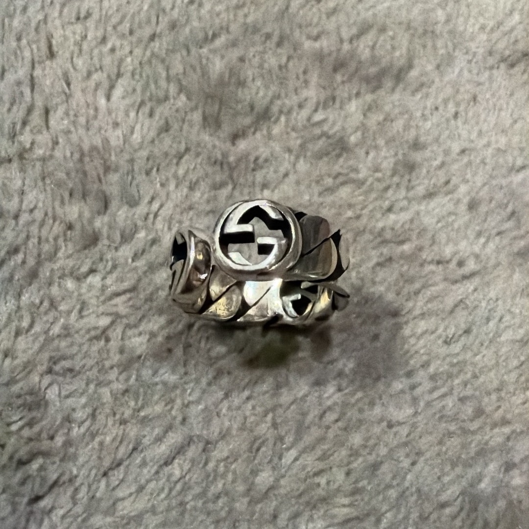 GUCCI Small Interlocking Double G Ear Cuff