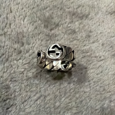 GUCCI Small Interlocking Double G Ear Cuff