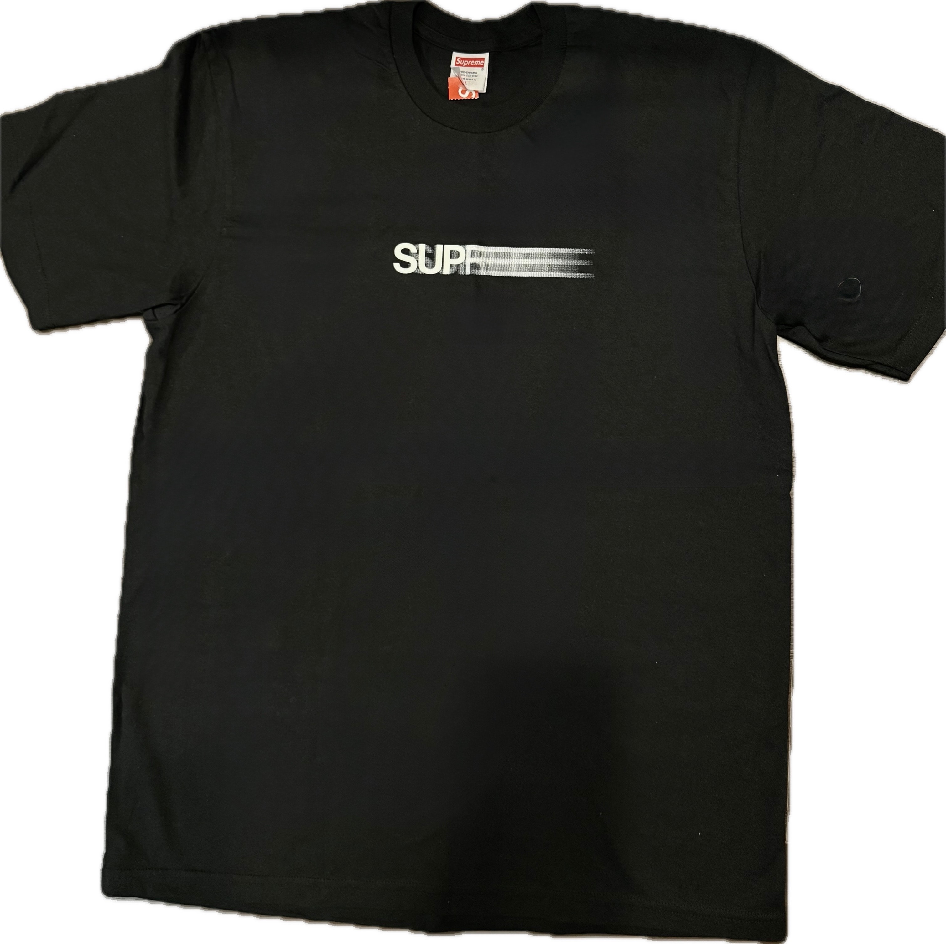 シュプリーム モーション ロゴ Tシャツ "ブラック" (23SS)