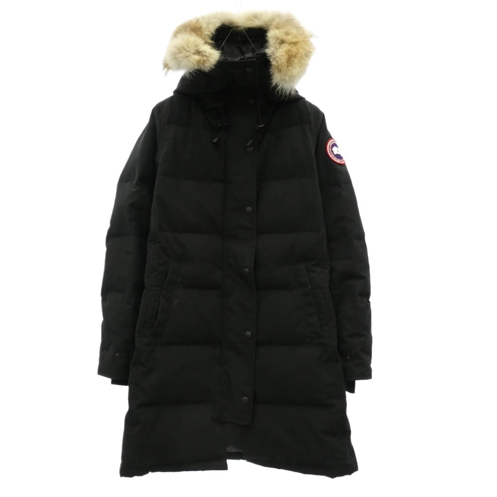 CANADA GOOSE カナダグース ダウンジャケット 2302JL 国内正規品 グリフィン インターナショナル MACKENZIE PARKA マッケンジーパーカ ファーフーデッド ダウンジャケット コート ブラック S ブラック系 S/P【中古】