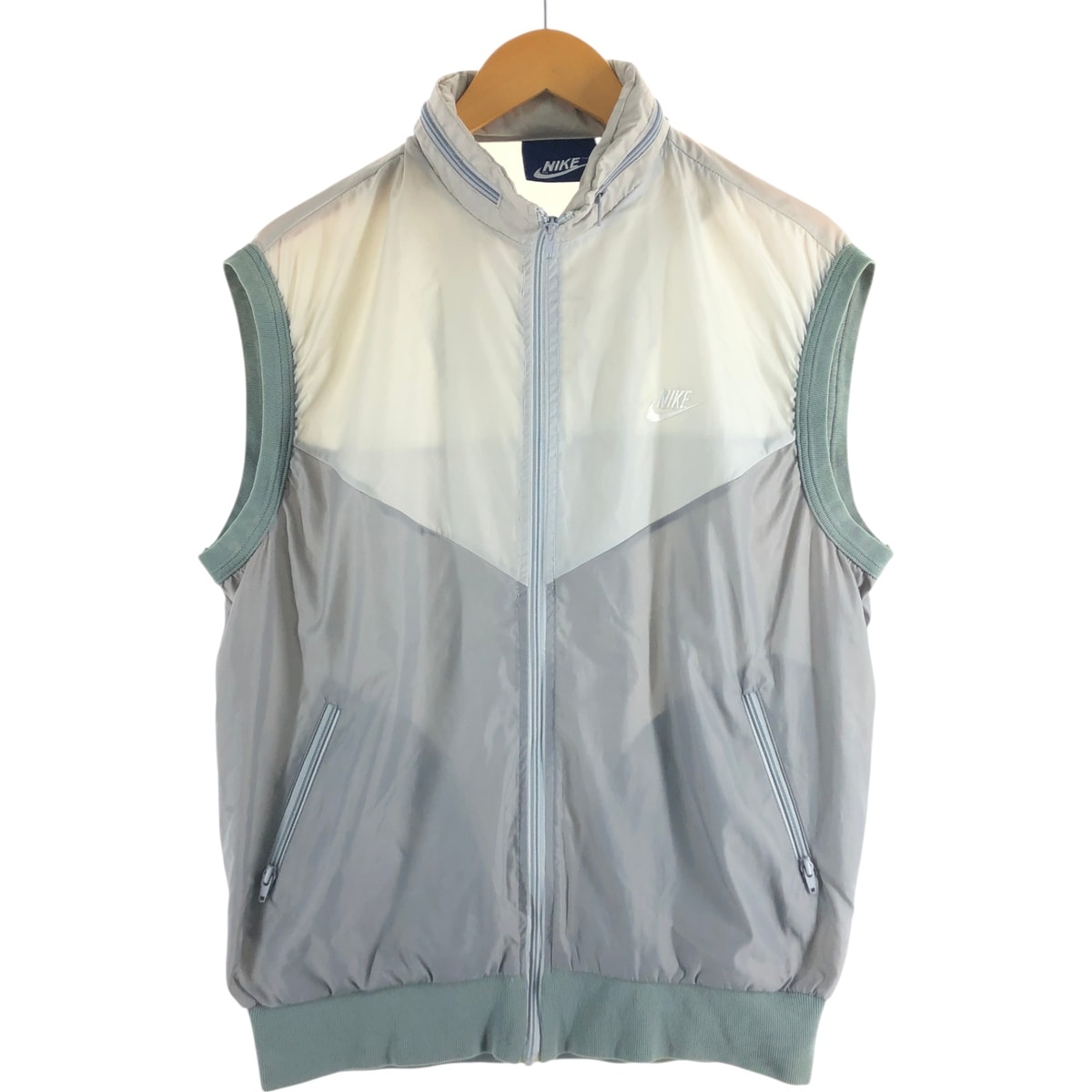 古着 80年代 ナイキ NIKE 紺タグ ナイロンベスト メンズXL相当 ヴィンテージ/eaa559297