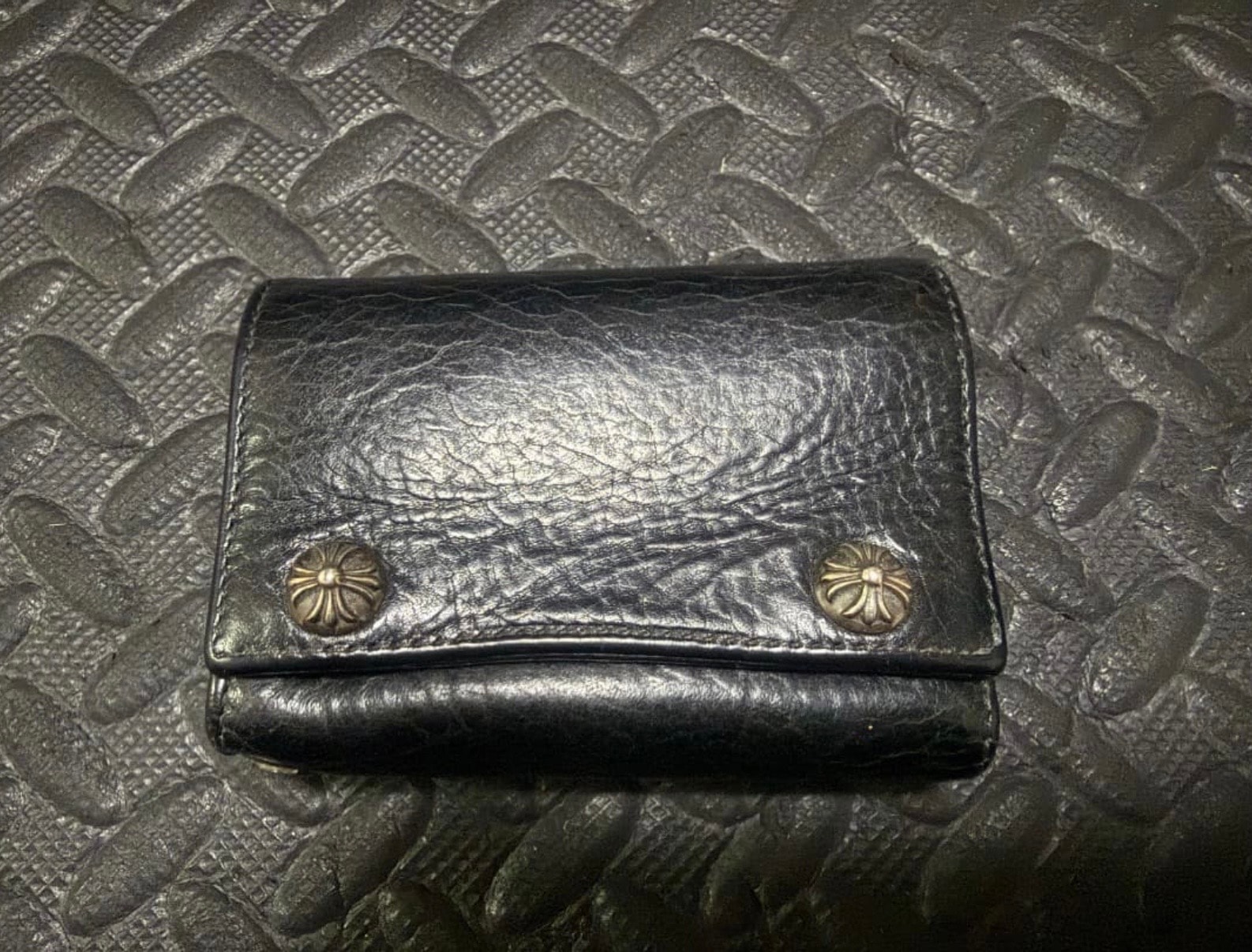 CHROME HEARTS スリーフォールドウォレット クロムハーツ レザー