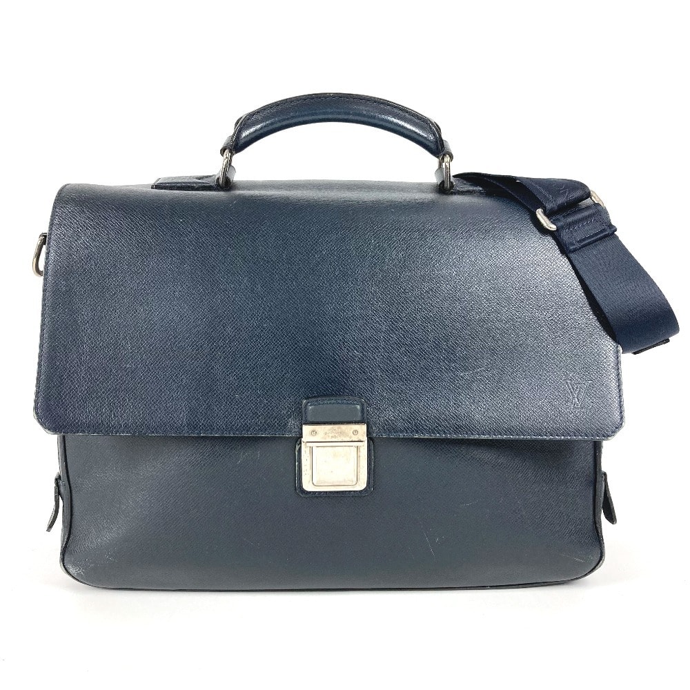 ルイヴィトン LOUIS VUITTON ヴァシリ GM ヴァシリGM M32637 タイガ カバン ハンドバッグ 2WAYバッグ ショルダーバッグ ビジネスバッグ タイガレザー ボレアル ネイビー