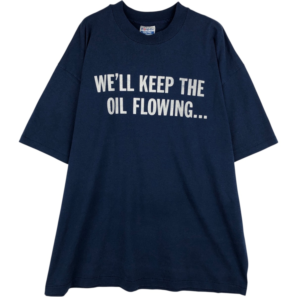 古着 80年代 ヘインズ Hanes LUBE LAB INC アドバタイジングTシャツ USA製 メンズXXL相当 ヴィンテージ/eaa640737