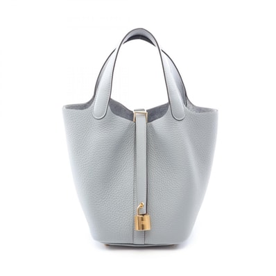 エルメス HERMES ピコタンロックPM グリパンタン ハンドバッグ バッグ トリヨンクレマンス トリヨンクレマンス レディース ブルー系 【中古】