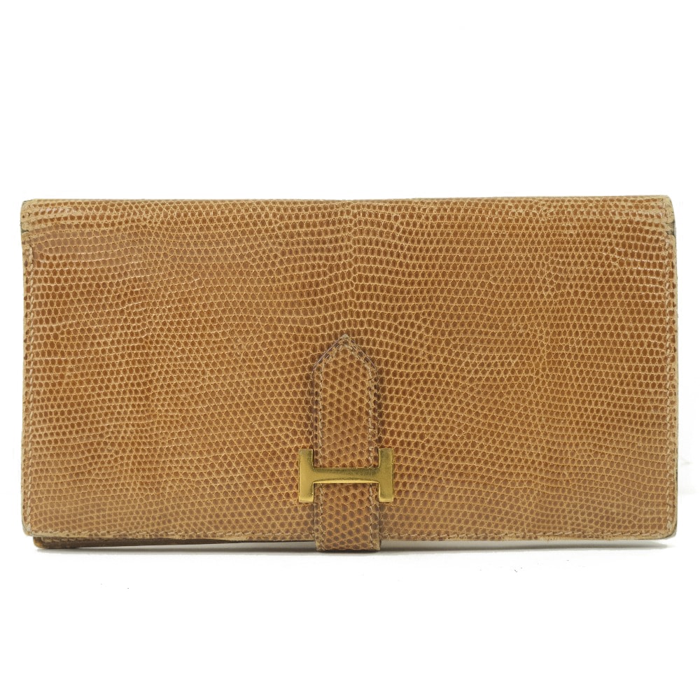 エルメス ベアン □E ユニセックス長財布