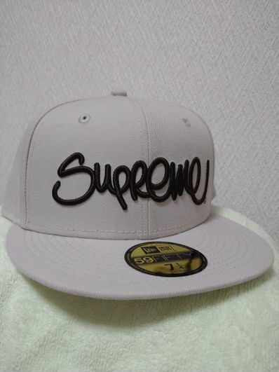 Supreme Handstyle New Era "Stone"