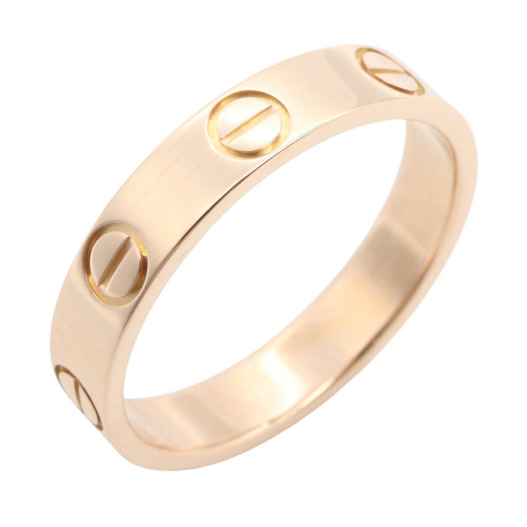 カルティエ CARTIER ミニラブリング リング・指輪 ジュエリー K18PG(ピンクゴールド) レディース ゴールド系 B4085200 【中古】