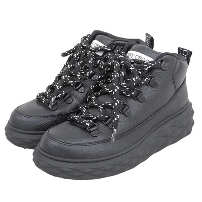 ジミーチュウ 新品同様 DIAMOND MAXI HIKE ハイカットスニーカー シューズ レディース ブラック 37 37