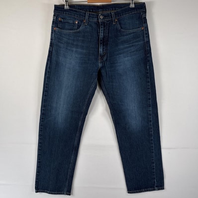 古着 リーバイス Levi's デニムパンツ 505 ブルーデニム ジーンズ ジーパン ストレート 大きいサイズ w36 L30 インディゴブルー メンズ