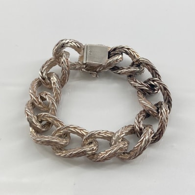 HERMES(エルメス) ヴァンドーム シルバー800 チェーン ブレスレット シルバー