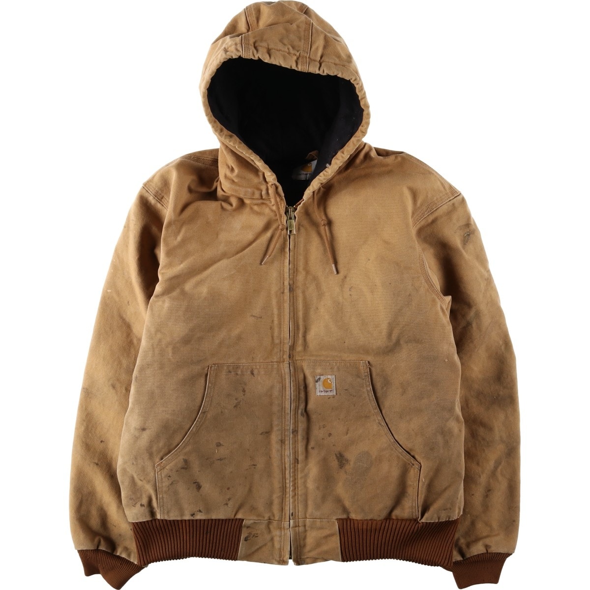 古着 カーハート Carhartt アクティブジャケット ダックフルジップパーカー メンズXXL相当/eaa629362