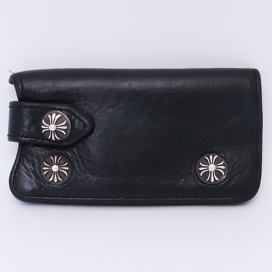 Chrome Hearts Leather Key Case "Black"