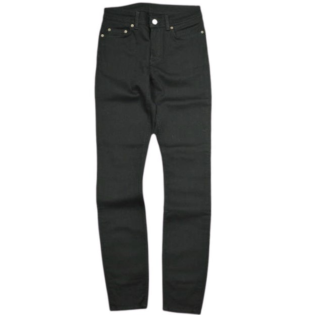 新品 Acne Studios アクネストゥディオズ イタリア製 Climb Stay Black スーパーストレッチ スキニーデニムパンツ 28 ブラック 定価36,300円 ジップフライ ジーンズ ボトムス g25042